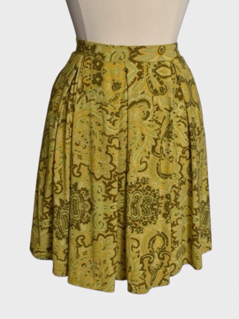LuLaRoe Paisley Print Pleated Mini‎ Skirt